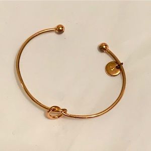 Rose Gold Love Knot Bangle